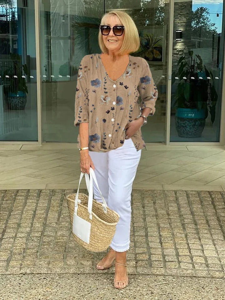 Viola | Květinová blůza