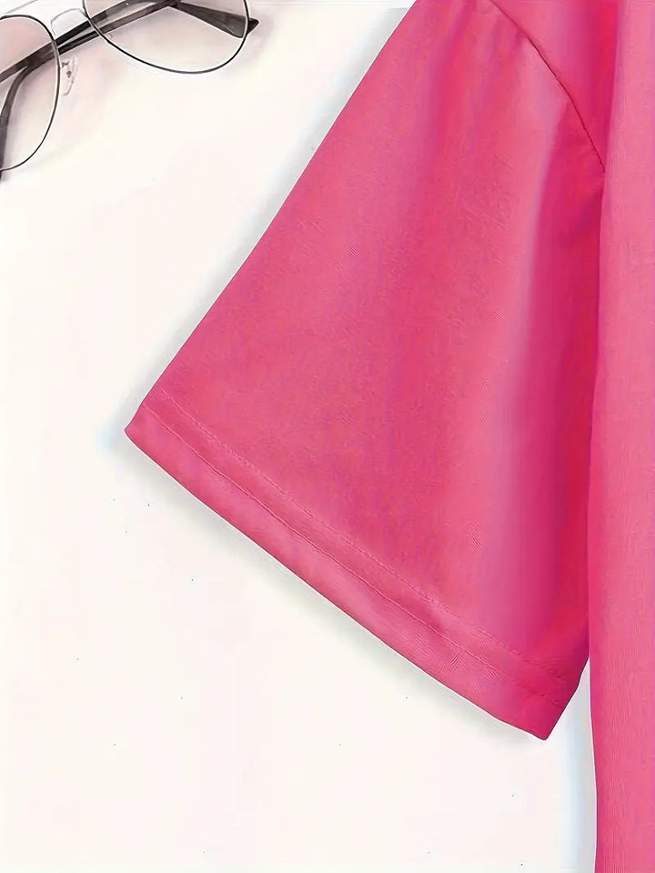 Glitterhjärta tričko | Společně proti rakovině prsu