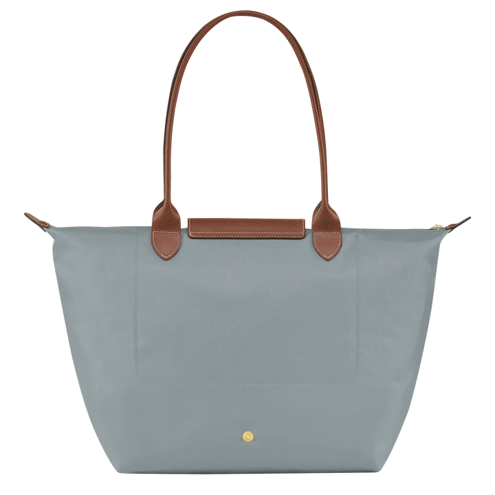 Longchamp - Velká taška Le Pliage Tote, ocelová