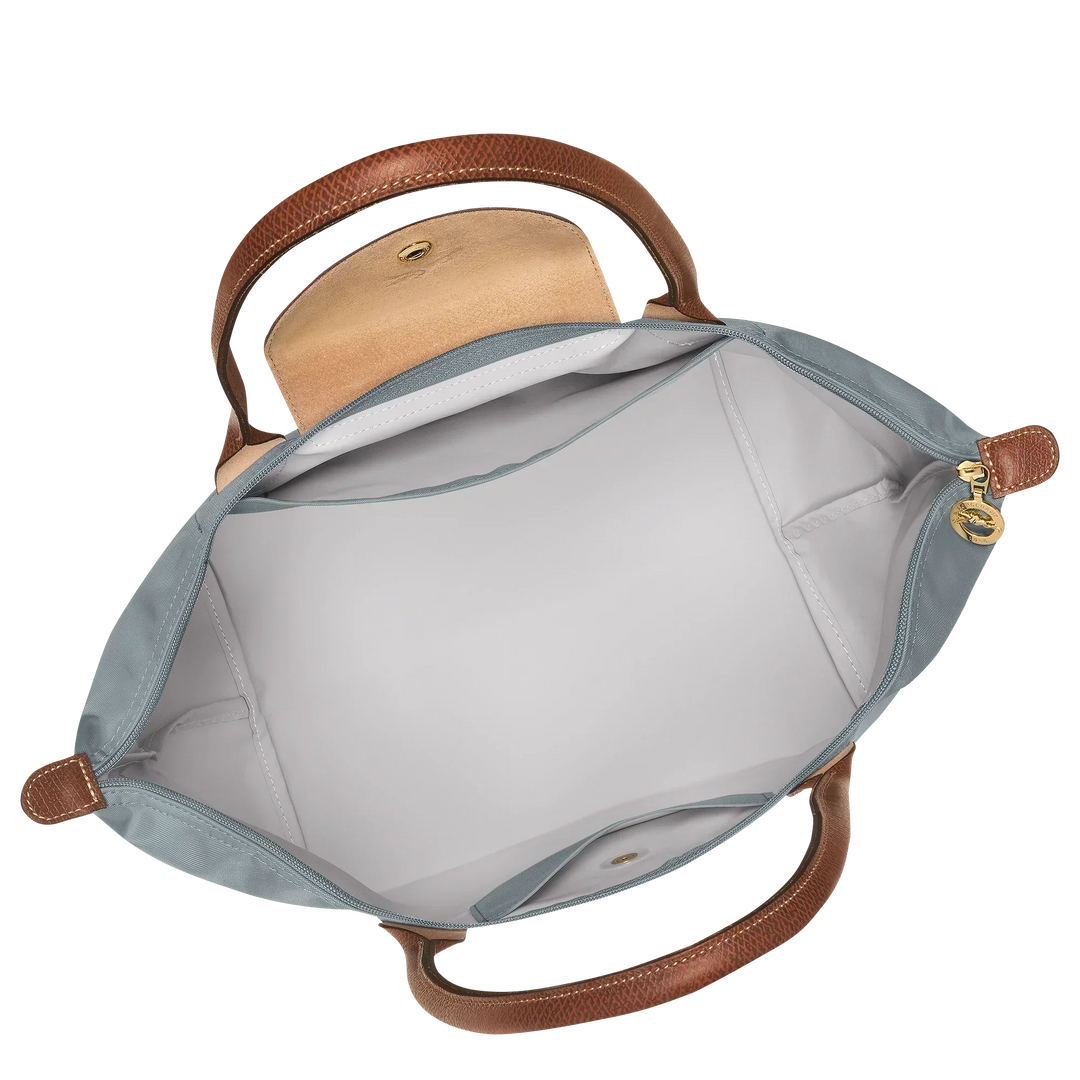 Longchamp - Velká taška Le Pliage Tote, ocelová