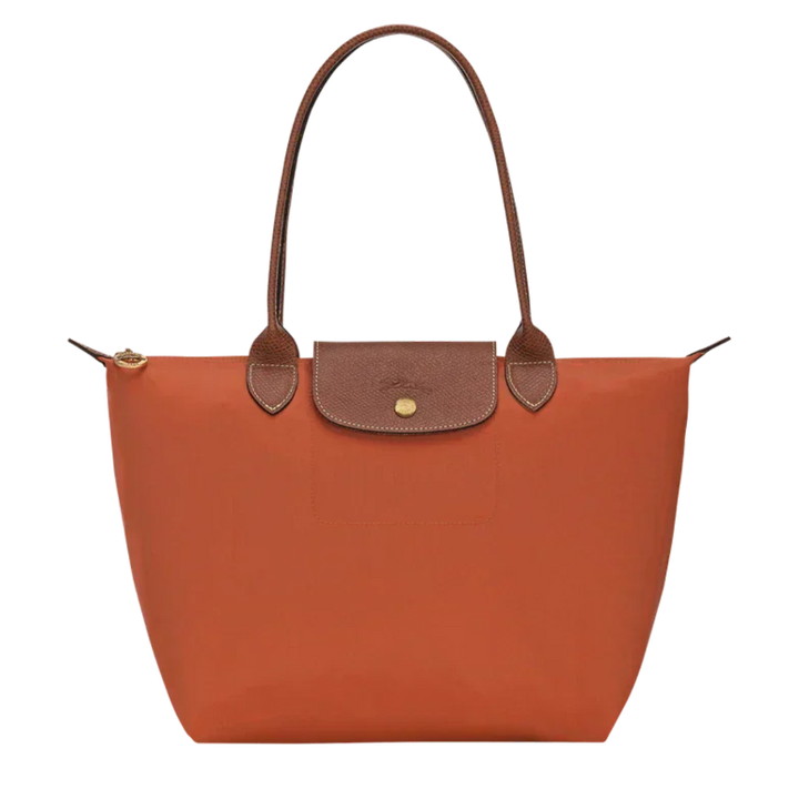 Longchamp - Velká taška Le Pliage Tote, cihlová