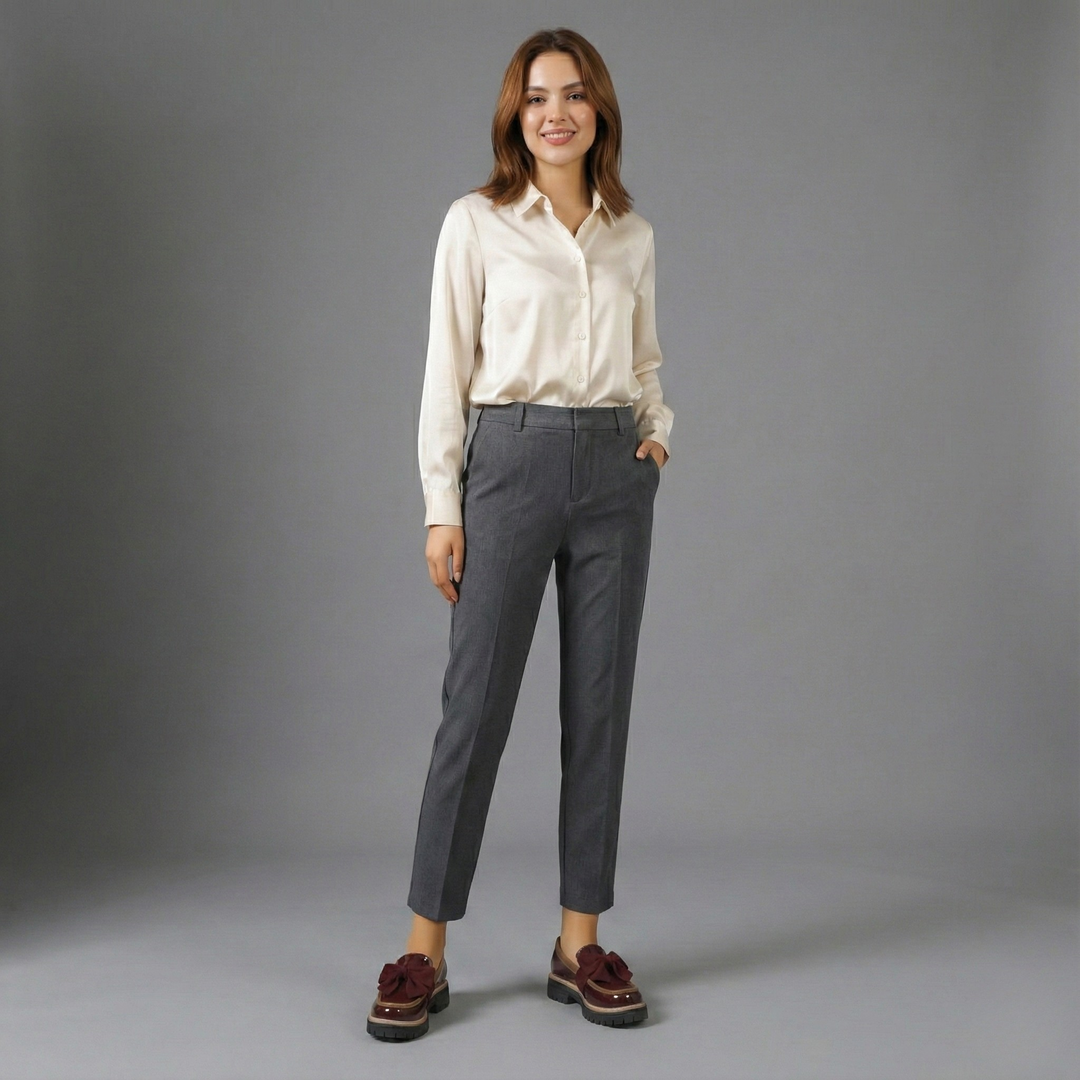 Lucie – Retro boty se silnou podrážkou a mašlí