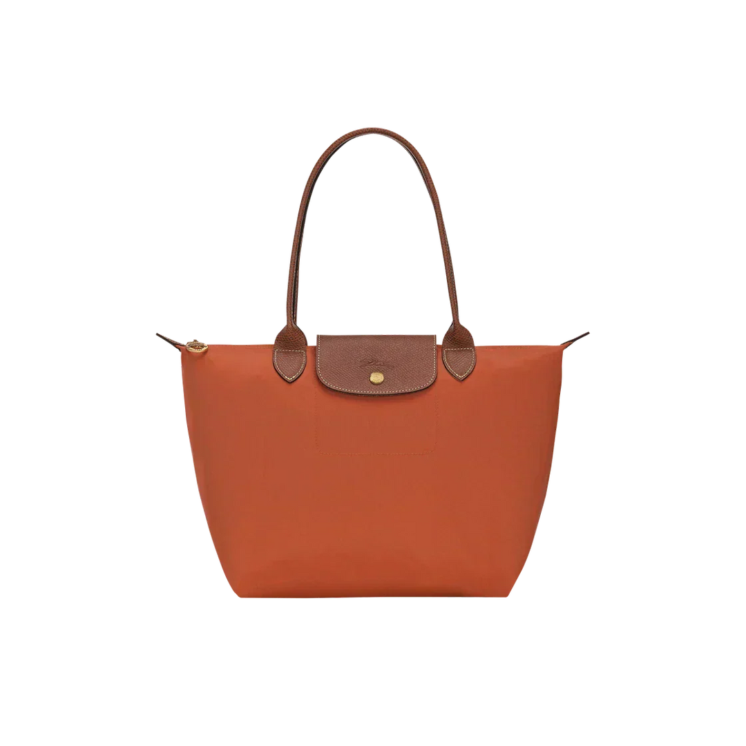 Longchamp - Velká taška Le Pliage Tote, cihlová
