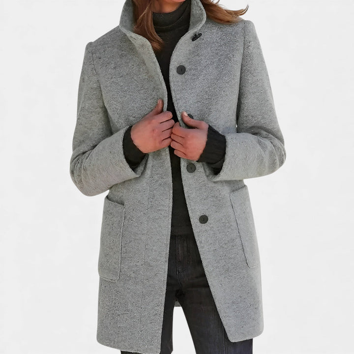 Bella | Wool-Blend Spring Trench Coat