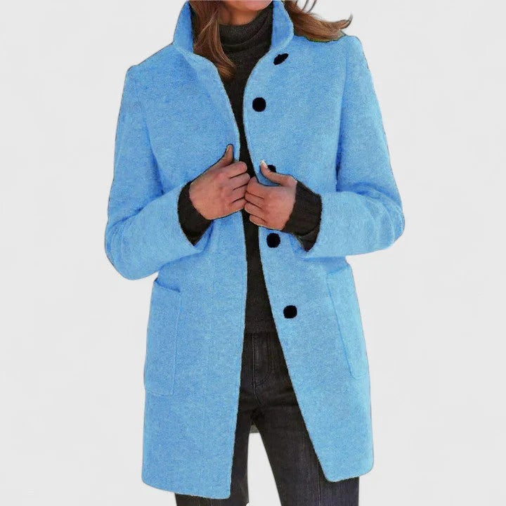 Bella | Wool-Blend Spring Trench Coat