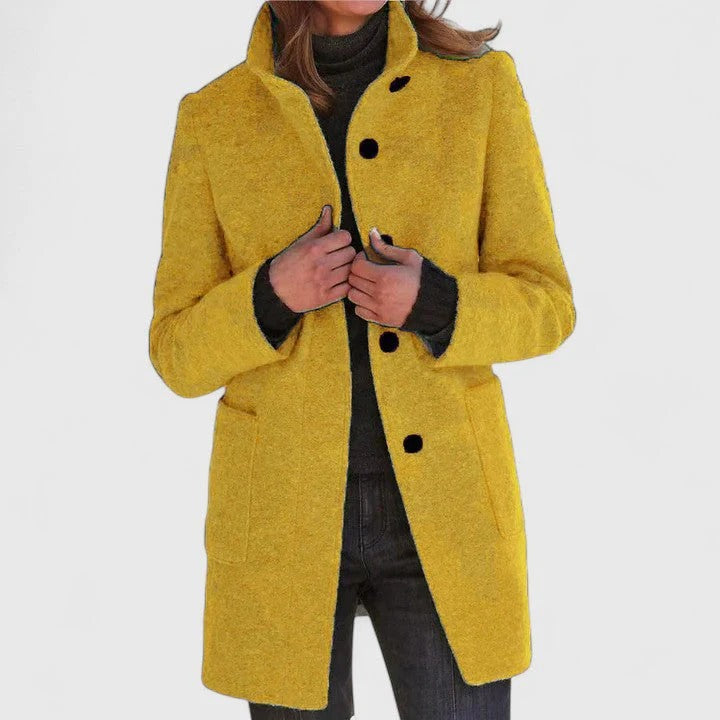 Bella | Wool-Blend Spring Trench Coat