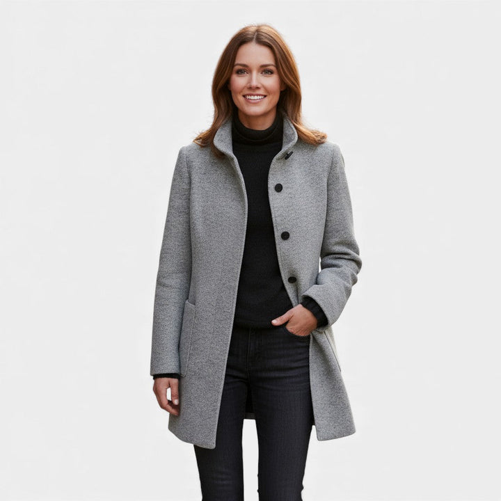Bella | Wool-Blend Spring Trench Coat